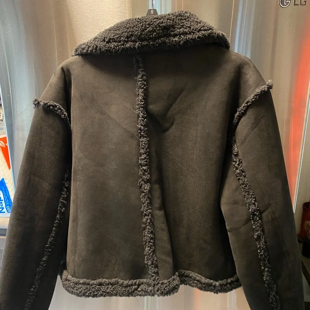 Faux Suede jacket - Picture 7 of 12